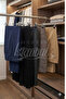 10Pcs High Quality Metal Latched Chrome Plated Trouser Hanger Skirt Hanger Laundry Hanger - 7