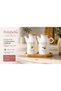 Striped 2-Piece Porcelain 1000 ml Oil Pot Set with Bamboo Stand and Label - 2