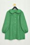 Baby Collar Buttoned Tunic - Light Green