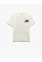 Cotton Crew Neck Printed Short Sleeve T-Shirt