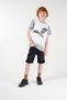 Digital Printed Boy's Short Sleeve T-shirt - 4
