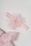 Baby Girl Mevlütlük Dress with Bandana and Lace Newborn Hospital Release Wedding Dress Evening Dress Mevlitlik 4026 - 4