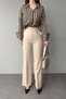 Waist Ribbana Detailed Pants - 2