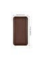 10 Pieces Tray 30 cm Plastic Serving Tray, Presentation Tray Coffee Tray-30 cm X 15 Cm-Brown - 2