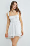 Lace Detailed Mini Dress - 6
