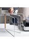 3-Arm Folding Dish Towel Holder,Kitchen Countertop Drying Rack,Dishcloth Rag Organizer,White - 5