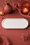 Decorative Oval Presentation Tray Plate Presentation Holder 9X23 cm - 3