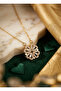 Steel Gold Openable and Closable Pendant - 4