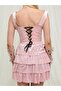 Pink Heart Dress - Corset Skirt Set - 3