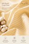 Double Fitted Sheet Set Cotton Yarn-Dyed 180x200cm Buttoned Pillowcase (50x70cm 2 Pieces) - 2