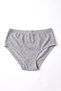 Women's 3-Piece 100% Cotton Panties Ribbed High Waist Daily Comfortable Cut (4430-3) - 2