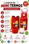Red Color Premium Stainless Steel Children's Thermos with Figured Strap, 500 Ml, (24+ Months)