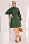 Women's Green (Emerald) Balloon Sleeve Tunic t 66015 - 3