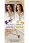 Generous Love Necklace: Steel Chain Natural Stone Pendant; Amethyst & Citrine & Pearl Handmade - 6