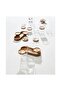 5-Piece Bathroom Set - Glass Bathroom Organization Set with Mushroom Lid and Stand - 4