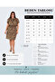 112219 Women's Plus Size Buttoned Elastic Waist - Dress Black-Hardal - 3