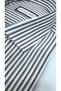 Colorful Line Pattern on White Background Short Sleeve Men's Shirt - 3