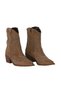 Tan Suede Women's Heeled Boots 39Wb1574 - 2