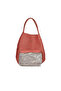 Coral Leather Women's Shoulder Bag 01Wb0014 - 5