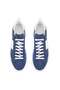 Stew Blue Men's Leather Sneakers - 5