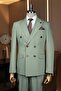 Exclusive khaki double-breasted suit - 2