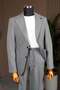 Drawstring sports suit (8432-8419-8395) gray