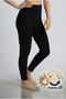 Large Size Women's Black Thermal Tights