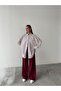 Waistband Detailed Shirt Set - Burgundy - 6
