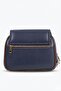 Jn-45 Women's Baguette Bag Handbag Shoulder Bag Navy Blue - 6