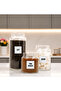 Wooden Ball Lid Glass Tea Turkish Coffee Sugar Storage Jar Set Coffee Corner Label Gift - 5