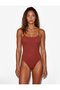 Thin Strap Swimsuit - 4