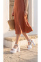High Platform Wedge Heel Knot Strappy Skin Buckle Summer Women's Wedge Sandals Shoes - 8