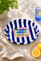 Home 26 cm Sardines Blue Fruit Plate