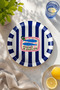 Home 26 cm Sardines Blue Fruit Plate - 3