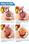 Stainless Steel 12-Blade Extra Large Apple Slicer, Fruit Corer for Apples & Pears - 6