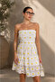 Cream Daisy Daisy Embroidered Dress |   Vmd2712