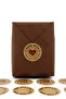 Mixed Made With Love Printed Kraft 4 Cm Round Sticker 24 Pieces No:12 - 2