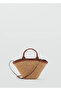 Natural Fiber Small Double Handle Bag - 2