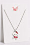 Hello Kity Kuromi Figures Designed Chain Children's Necklaces
