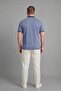 Cotton Regular Fit Large Size Polo Collar Pique Short Sleeve Polo T-Shirt H2054Ax26Sp - 5