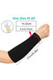 S Black WRESTTOP 1Pair Arm Protectors Guard Sleeves Safety Protective for Thin Skin and Bruising Cut - 3