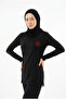 Black 112 Emergency Health Hijab Long Size T-Shirt