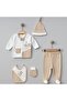 Baby Boy Reported to Be a Naughty Bear 5-Piece Newborn Hospital Release Zibin Set - 2