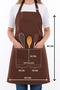 Simple kitchen apron with adjustable strap - 6