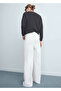Buttoned Wideleg Jeans - 4