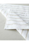 Mono Stripe Cotton Foot Towel 50X70 cm White - Beige - 2