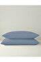 Novella Premium Cotton Textured 2-Piece Pillowcase 50X70 cm Denim Blue - 3