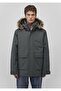 Hooded Green Men's Coat M0110472-71598 - 3