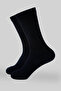 عبوة من 2 جوارب سوداء للجنسين من الخيزران غير المطاطي بدون خياطة لمرضى السكري - ممتازة - 2
