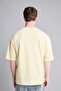 100% Cotton Boxy Fit Crew Neck Slogan Printed Short Sleeve T-Shirt H7476Ax26Hs - 7